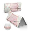 i-Blason Foldable Hard Eyeglasses Case Portable PU Leather Glasses Case Holder