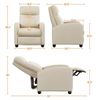 Recliner Chairs Adjustable Single Modern Reclining Sofas Home Theater Chairs