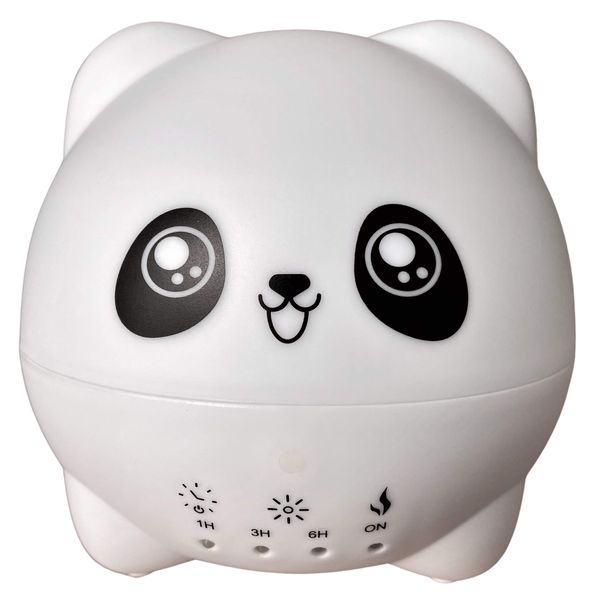 SIMPL Essential Oil Diffuser-Cute Panda Kids Ultrasonic Aroma Diffuser Humidifier, 7 Color Changing Night Light & Waterless Auto-Off for Nursery, Baby Room, Home, Office & Spa. 300ml