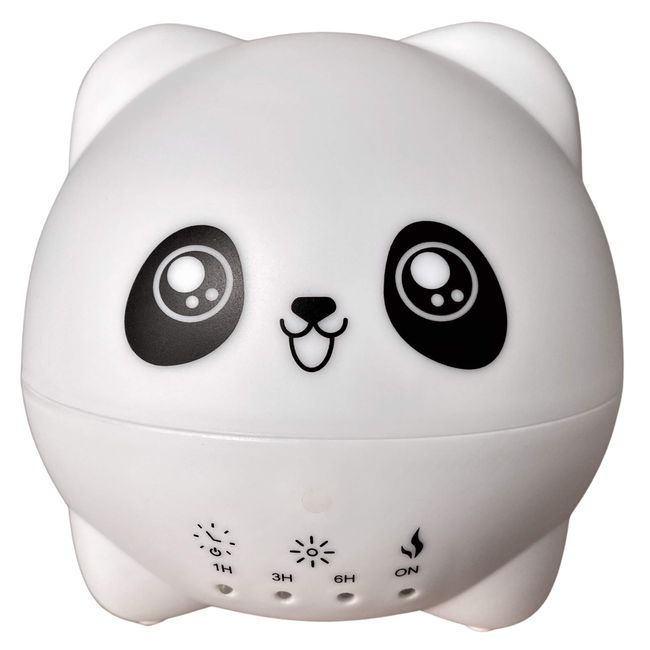 SIMPL Essential Oil Diffuser-Cute Panda Kids Ultrasonic Aroma Diffuser Humidifier, 7 Color Changing Night Light & Waterless Auto-Off for Nursery, Baby Room, Home, Office & Spa. 300ml