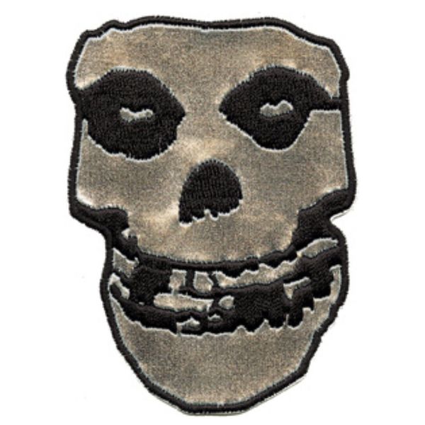 The Misfits Embroidered Silver Back Patch M093P