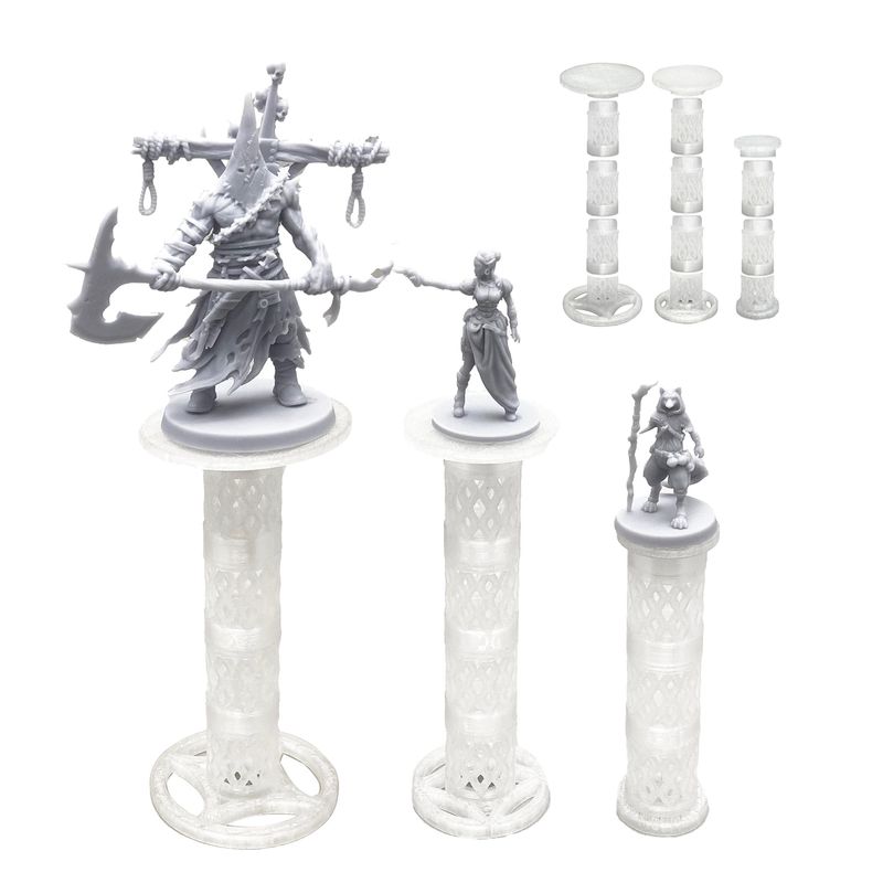 Lixusia Combat Risers for Flying Miniatures, DND TRPG Terrain Flight ...