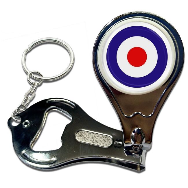 BadgeBeast.co.uk MOD - Key Ring Bottle Opener and Nail Clipper