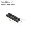 sourcing map 8Pcs DIP IC Chip Socket Adapter, 2.54mm Pitch 28 Pin Gate Soldering Circuit Chip