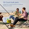 Ice Bags 5lb with Drawstring, 50 Pack Plastic Ice Bags for Ice Storage
