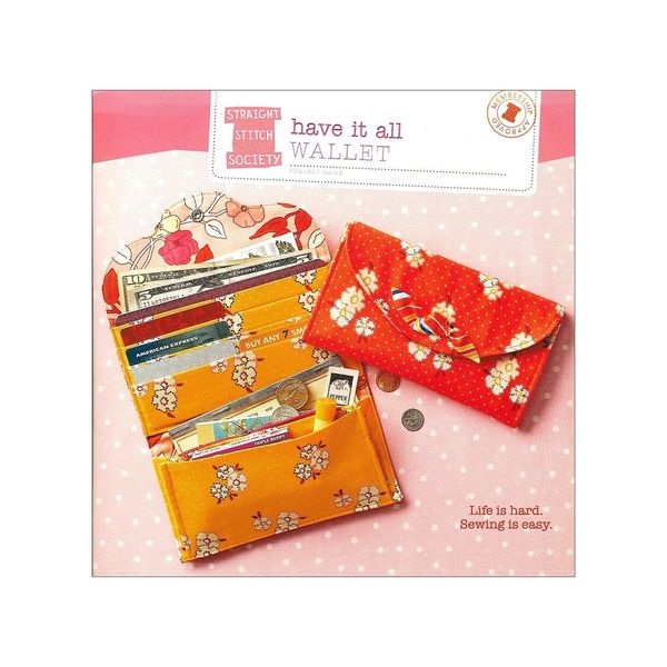 Have It All Wallet Sewing Pattern by Straight Stitch Society
