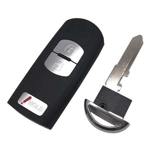 Replacement Key Fob Case Shell Fit for Mazda 3 CX-3 CX-5 WAZSKE13D01 662F-SKE13D01 Keyless Entry Remote Car Key Housing Casing Outer Cover Repair (1)