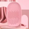 2 Pcs Makeup Brush Cleaner Silicone Cleaning Mat Durable Brush Cleaning Brush Cleaner Mat for Cleaning Brush