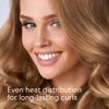 Conair Instant Heat Curling Iron Brush, 1 1/4-Inch Barrel Curling Brush for Short Hair, 30-Second Heat-Up with 25 Heat Settings for All Hair Types, Black