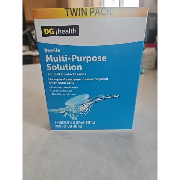 Dog Health Sterile Multi-purpose Solution For Soft Contact Lenses Twin Pack