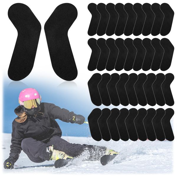UNIFAMILY 36Pcs Ski Snowboard Boots Fitting Pads, 3 Thickness Self-Adhesive Ski Ankle Protection Foam Padding, Ankle Foam Pads to Decrease Heel Lift and Ankle Friction for Skiing Snowboarding