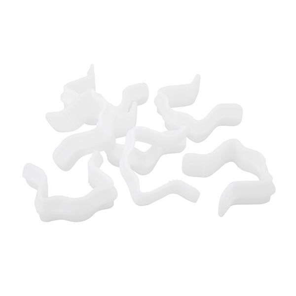 Plastic U Clips for Joining Divan Bed Bases or Ottoman Bed Bases (4 x Plastic U Clips)