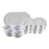 Pennine Turquoise SWIRL Melamine 16 Piece Dinner Set