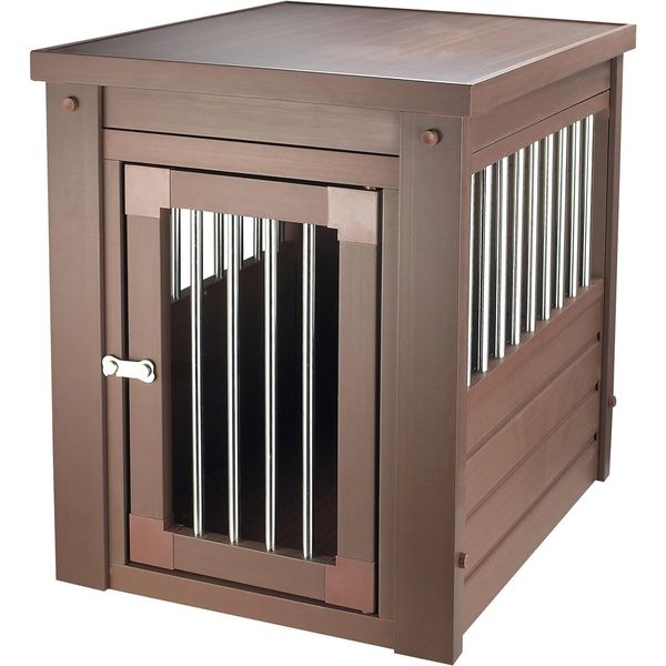 New Age Pet ecoFLEX Pet Crate/End Table, Medium, Russet