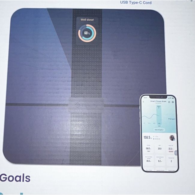 Etekcity Smart WiFi Scale for Body Weight Compatible with Apple