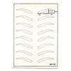 Permanent Makeup Microblading Practice Skin Checked Brow Skin x3
