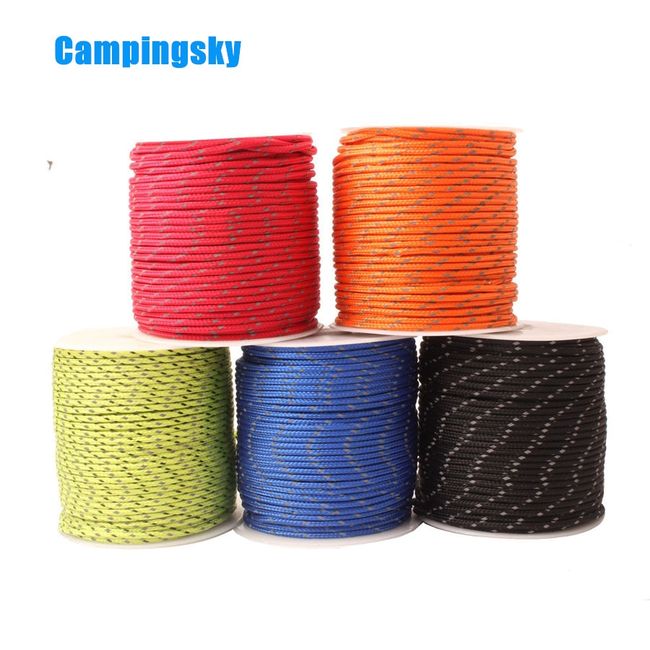2mm 50m Paracord Parachute Rope Cord Outdoor Camping Tent Accessory 