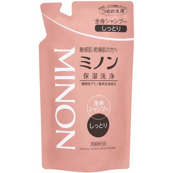 MINON Whole Body Shampoo Moist Type Refill 380ml