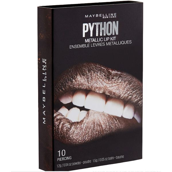 MAYBELLINE LIP STUDIO PYTHON METALLIC LIP KIT, 10 PIERCING *SET OF 2