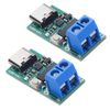 sourcing map 2 Pack Type-C USB-C PD2.0/3.0 to DC PD Protocol Fast Charge Trigger Welding Terminal Model Detector Bare Board Design for DIY Power Solutions