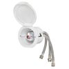 Mixer Tap + White Square Cover