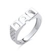 Sterling Silver DAD Ring size P - Z+1 - Solid 925 Silver (P)
