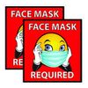 Face Mask Required Decal (2 Pack) 5"