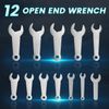 YnGia 6-23mm 12pc Open End Wrench Set