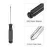 sourcing map Mini Phillips Screwdriver, 2.0mm Cross Head with Black Handle for Small Appliances, 2 Pcs