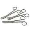 3 Pcs Operating Scissors 6.5" Curved Sharp/Sharp+Sharp/Blunt+Blunt/Blunt Ends
