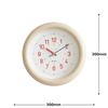 Elcomune WCL-023 Bauhaus Gen WALL CLOCK Rerros II Wall Clock