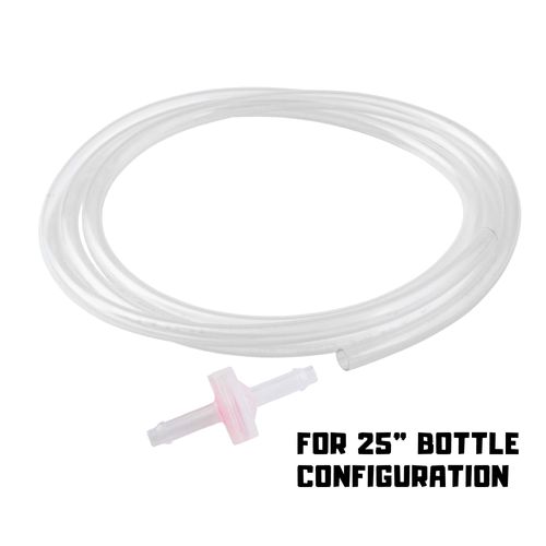 Replacement Tube/Valve Kit for Giraffe Bottle Tower Hands Free System, 25 inch Neck