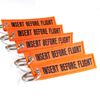 Rotary13B1 Insert Before Flight Key Chains - Orange/Black 5pcs
