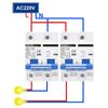 DIHOOL Miniature Circuit Breaker MCB, 2 Pole, 125Amp,230VAC,Type C