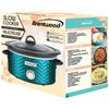 BRENTWOOD SC-140BL 4.5-Quart Scallop Pattern Slow Cooker (Blue)