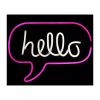 Neon LED Hello Light