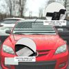 Windshield Sun Shade Visor US Flag UV Block Cover For Chevy Silverado 2500 HD
