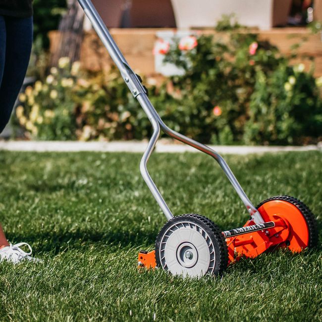  American Lawn Mower Company 14-Inch 4-Blade Push Reel