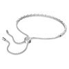 Swarovski Subtle Trilogy bracelet, White, Rhodium plated
