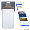 On Par Premium Golf Scorecard Holder - Crocodile, White/Blue