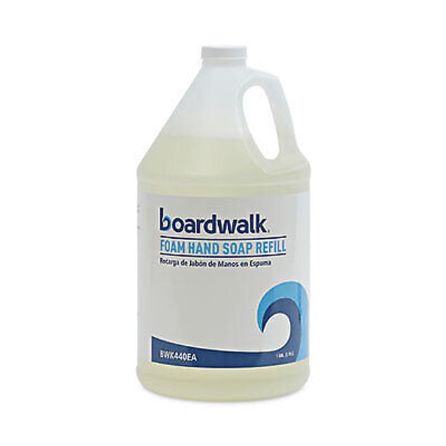 Boardwalk Foaming Hand Soap, Herbal Mint Scent, 1 gal Bottle 5005-04-GCE00