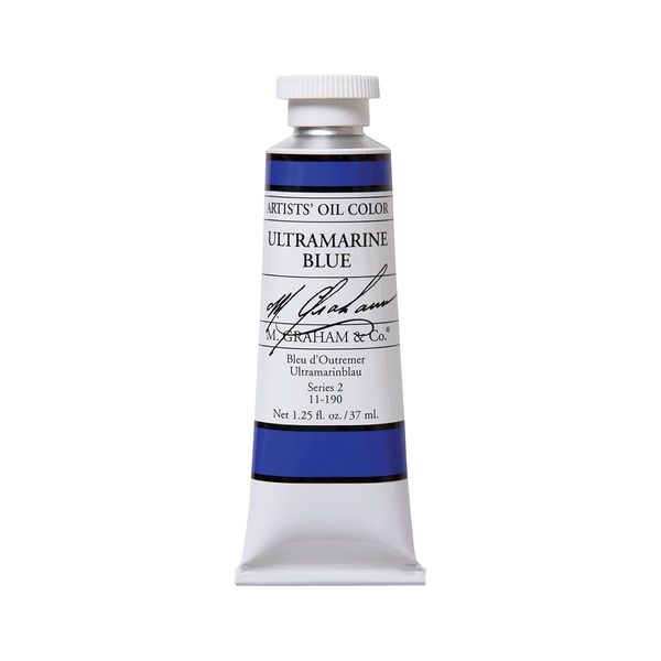 M. Graham Artist Oil Paint Ultramarine Blue 1.25oz/37ml Tube