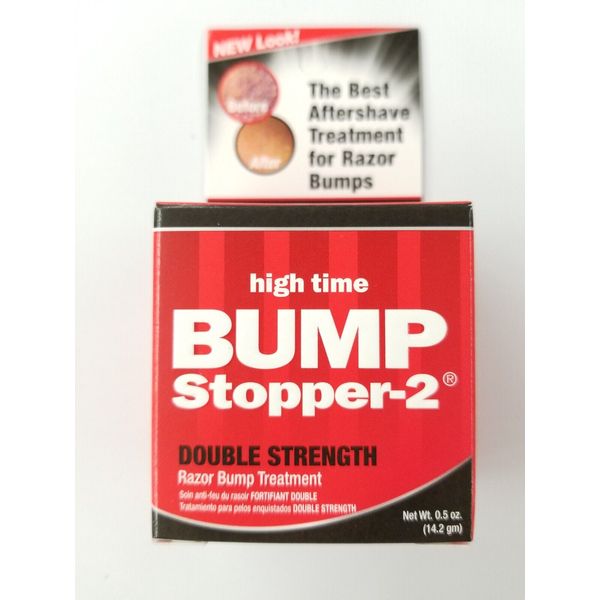 High Time Bump Stopper-2 Double Strength Razor Bump Treatment 0.5 OZ