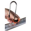 FishYuan 5 Pack Single Stud Fitting L Track Tie Down Anchor with S Hook