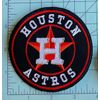 Houston Astros Iron on Patch - Round Logo Design 4" x 4"