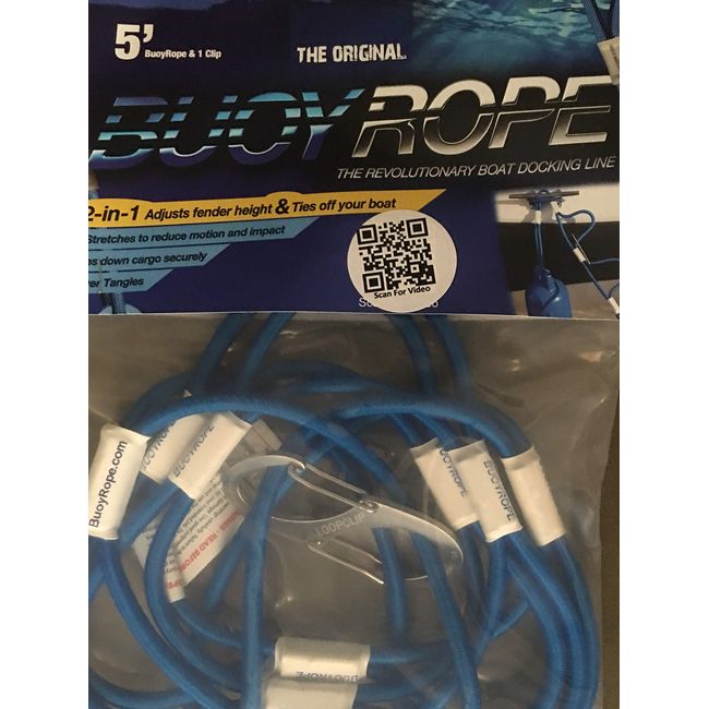 LoopRope 5BRBLK-B-C Buoy Rope