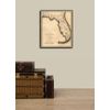 Florida 1823 Historic Decorative Wall Map - 16x20