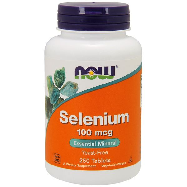 NOW Foods Selenium, 100 mcg, 250 Tablets