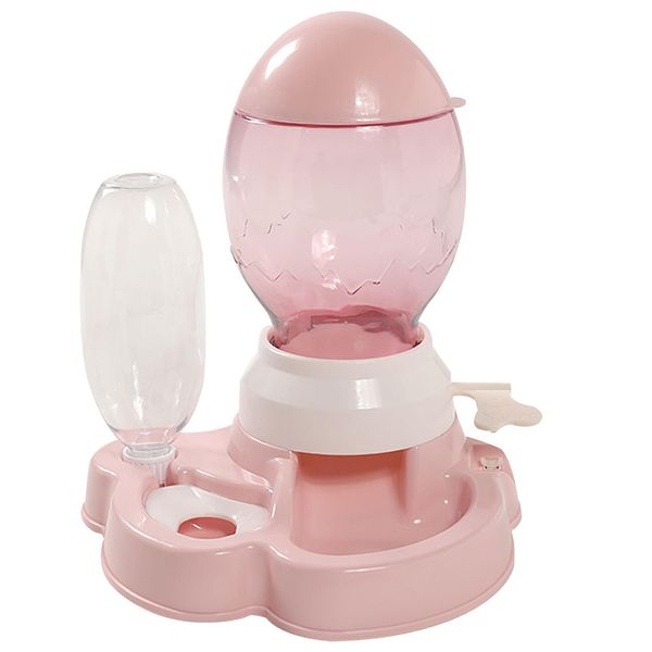 Pet Oasis: The Ultimate Automatic Feeder And Waterer For Cats And Dogs - Pink