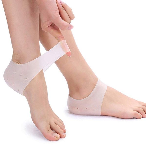 Heel Supporter, Foot Rips, Heel and Crack, Horny Care, Moisturizing, Heat Retention, Heel Cushion, Shock Absorption, Plantar Fasciitis, Heel Care Insole, Unisex (2 Pack)